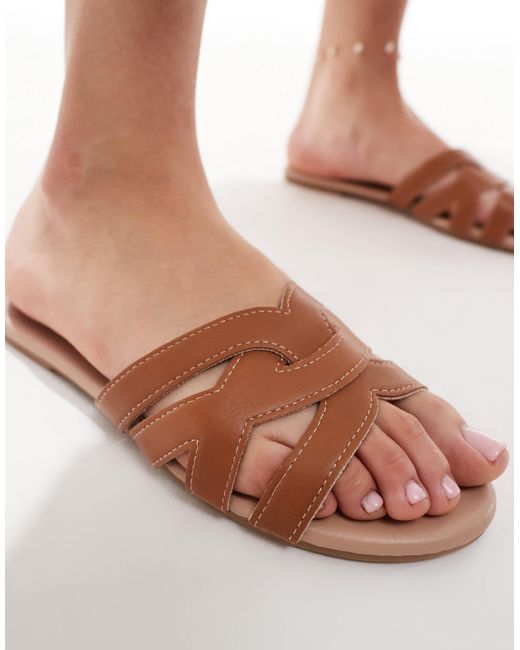 New Look White Multistrap Sandal