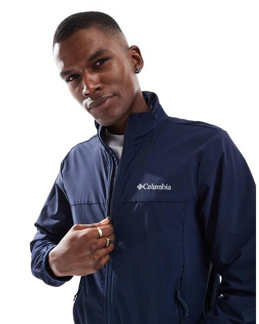 Columbia Blue Heather Canyon Ii Jacket for men