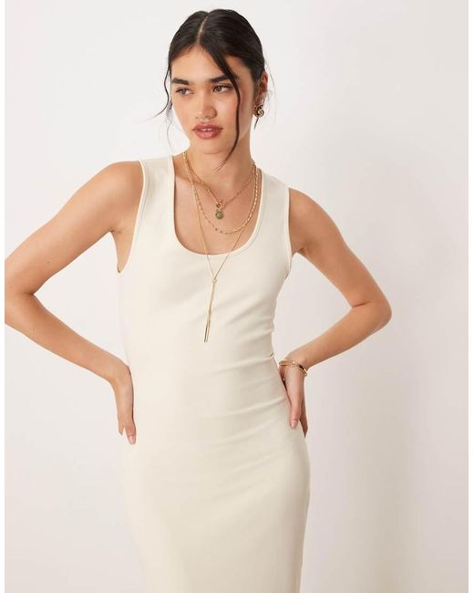 Vestito Midi di Mango in Natural