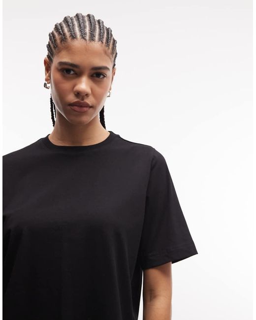 Weekday Blue Perfect Cotton Relaxed T-shirt