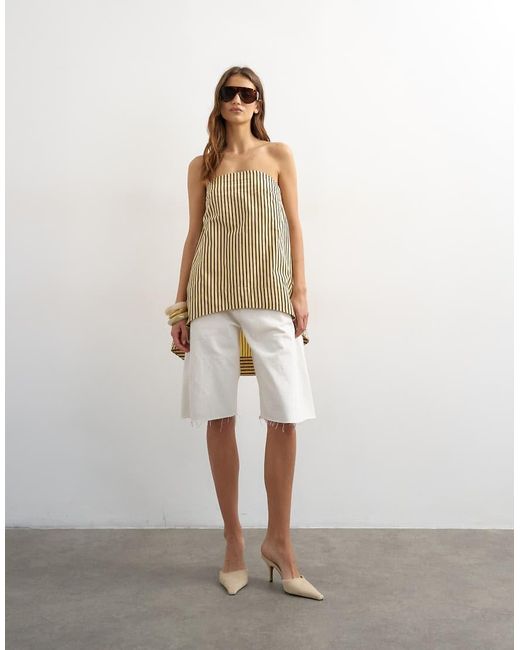TOPSHOP High Low in het White