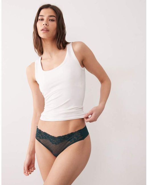 Commando White Thong