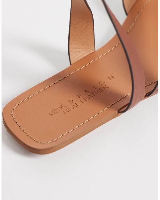 ASOS Brown Friction Sandal