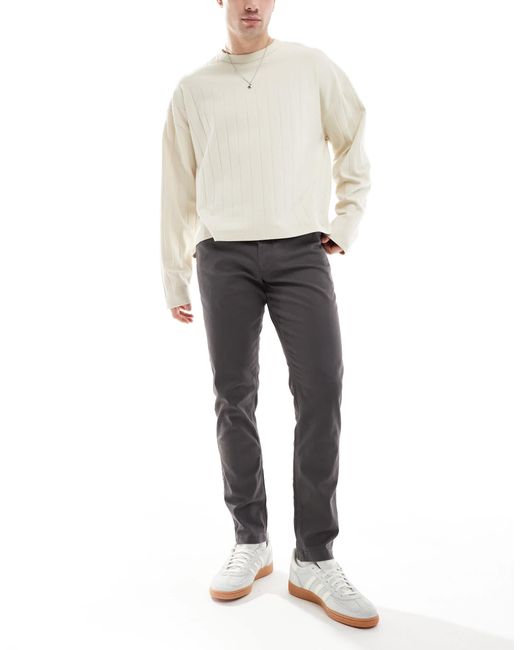 Jack & Jones – 2er-pack chinohosen in White für Herren