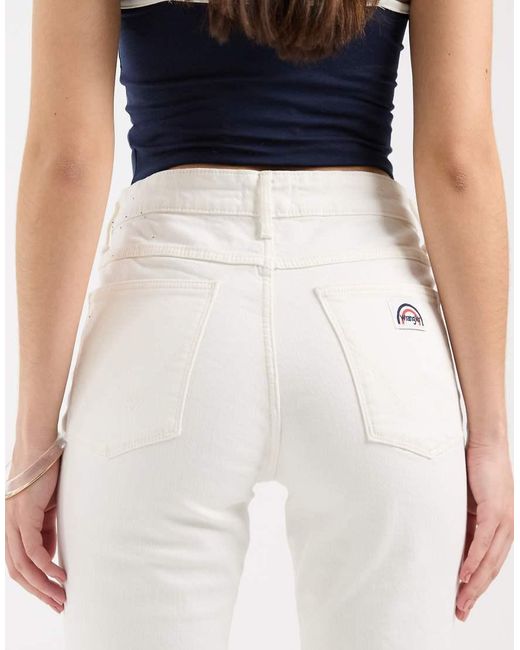 Wrangler Blue Flare Jeans With Front Pockets