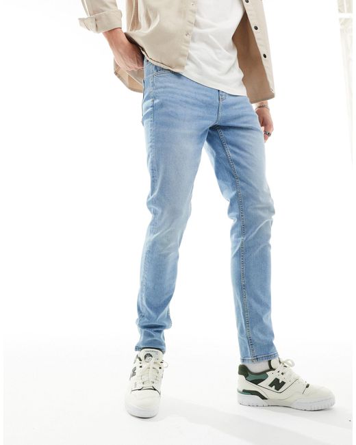 ASOS – skinny-jeans in Blue für Herren