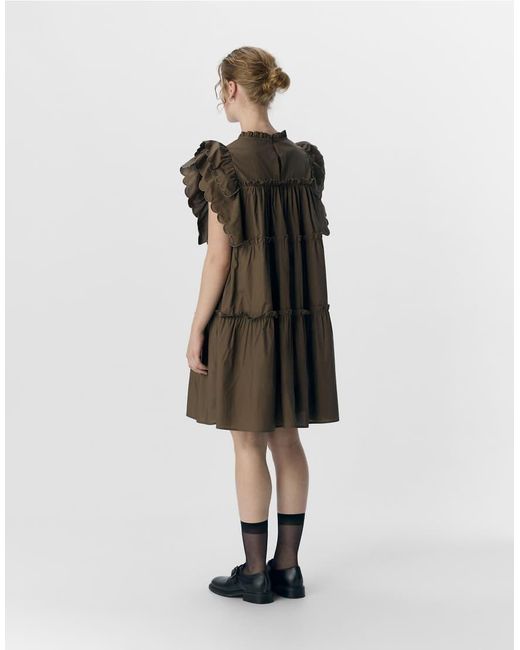 Object Mini-Jurk in het Brown