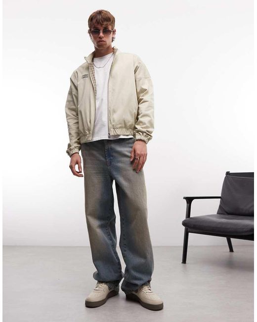 Umbro Gray Harrington Jacket for men