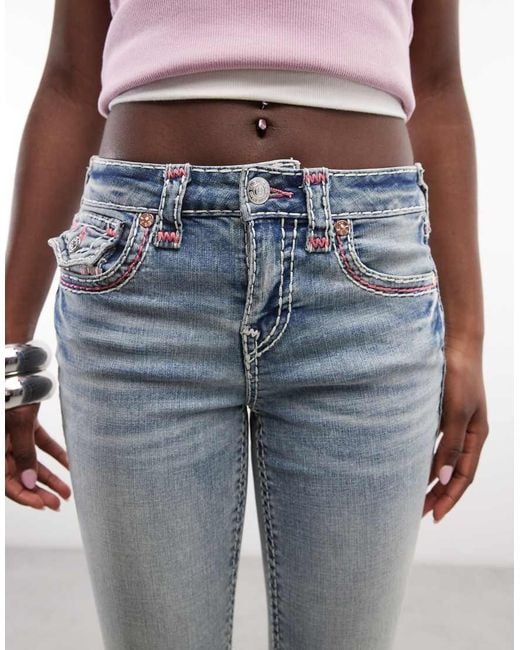 True Religion Blue Beeca Bootcut Jeans