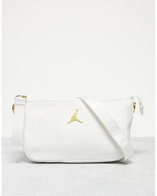 Nike White Mini Corduroy Crossbody