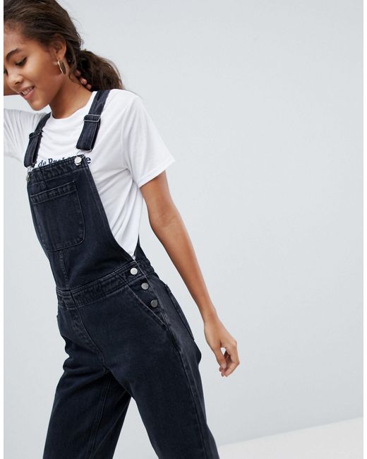 tall denim dungarees