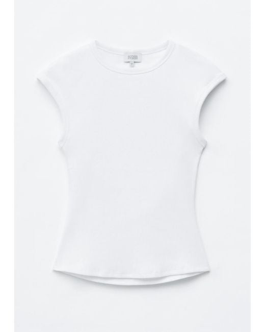 & Other Stories White Open Back Top
