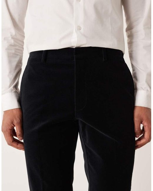 ASOS Black Slim Suit Tuxedo Pants for men