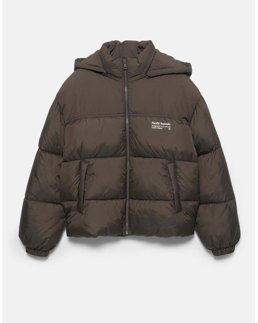 Pull&Bear Brown – steppjacke