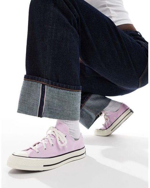 Chuck 70 ox - sneakers rosa chiaro di Converse in Black