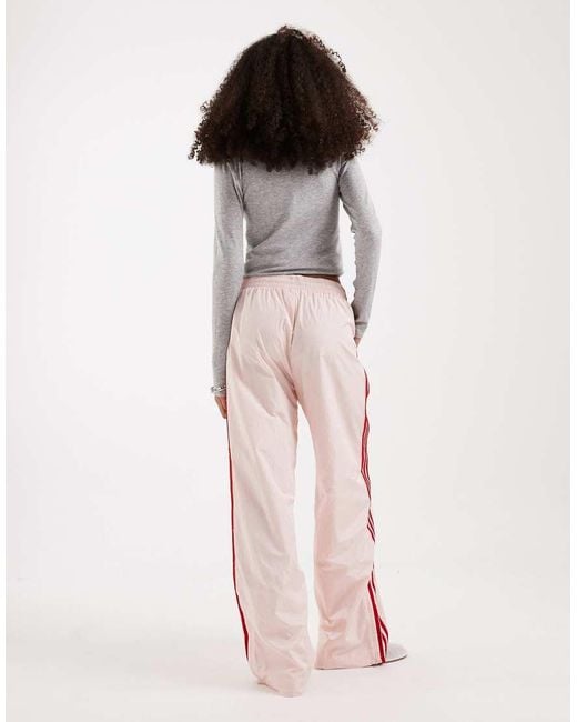 Adidas Originals Pink Firebird Loose Nylon Track Pants