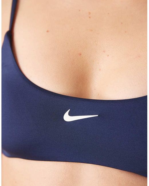 Nike Blue Nike Essential Bralette Bikini Set