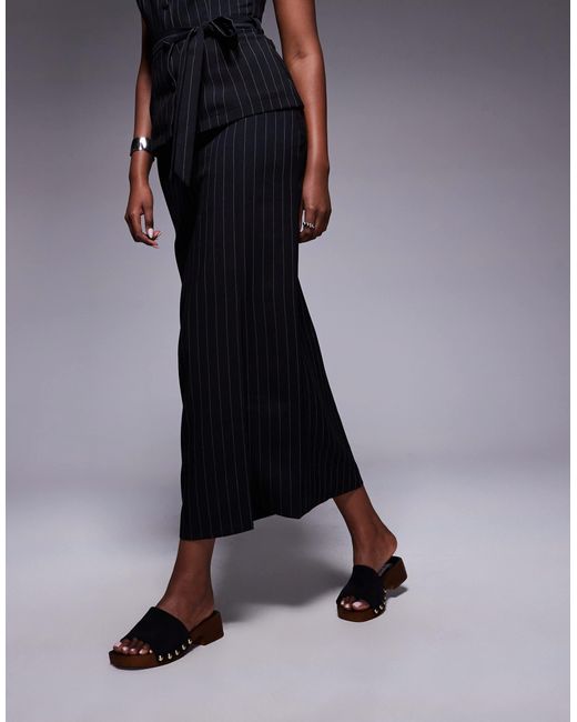 ASOS Blue Column Maxi Skirt
