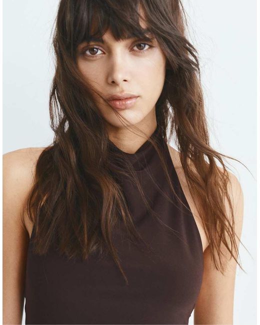 Pull&Bear White Short Halter Dress