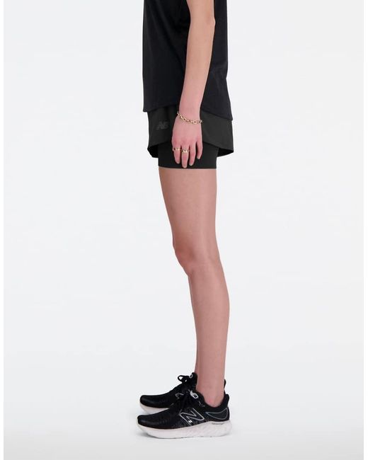 New Balance Blue Sports Essential 3 Inch Shorts