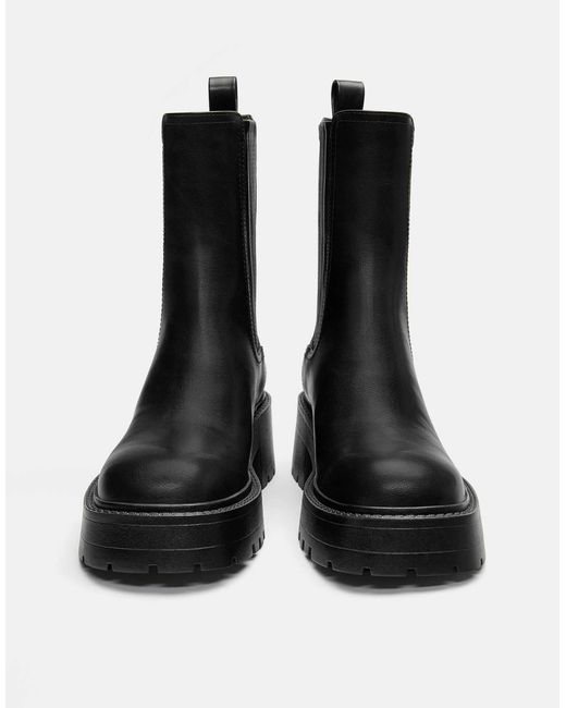 Pull&Bear Black – chelsea ankle boots
