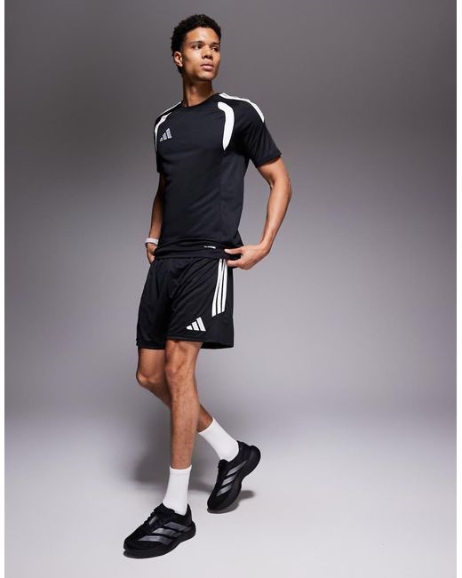 Adidas Originals Blue Adidas Football Tiro 26 Shorts for men