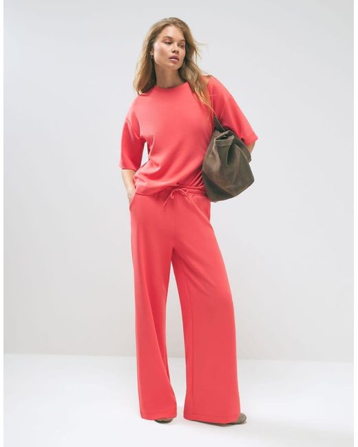 River Island Pink Premium Short Sleeve Boxy T-Shirt