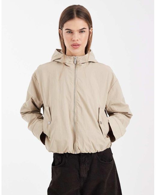 ONLY Natural Hooded Bomber