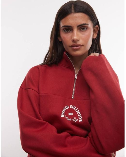 Weekend Collective ASOS de color Red
