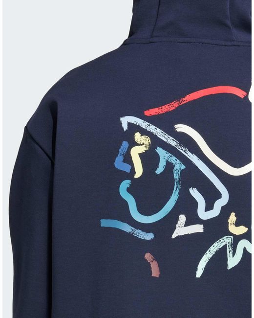 Adidas football - ajax amsterdam - sweat à capuche Adidas Originals pour homme en coloris Blue