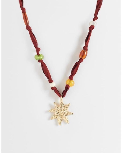 Mango White Summer Necklace