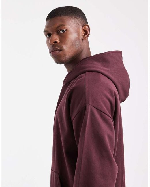 New Look Red Oversized Hoodie for men