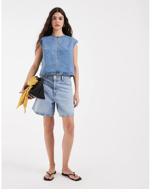 Levi's Blue Denim T-Shirt