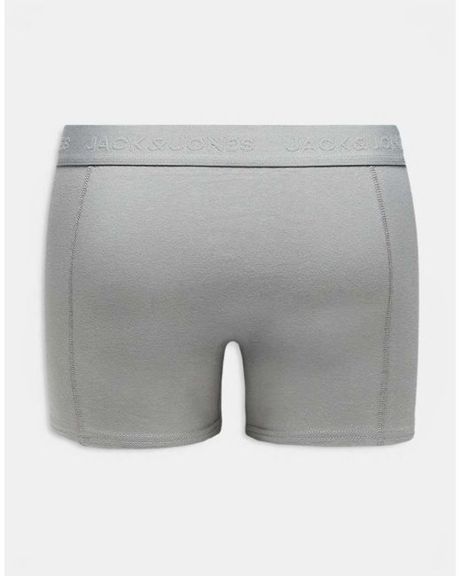 Jack & Jones Blue 3 Pack Trunks for men