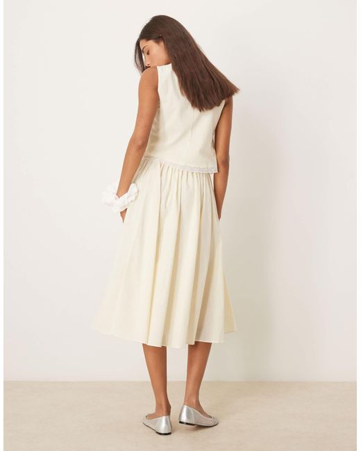 Glamorous Natural Midaxi A-line Skirt