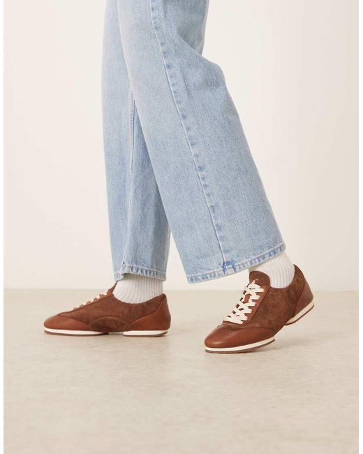 Polo Ralph Lauren Blue Pony Ballerina Trainers