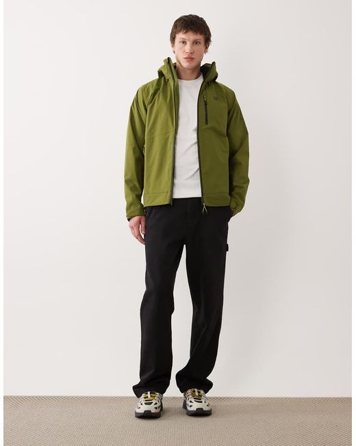 Dare 2b Green Waterproof Breathable Switch Out Iii Jacket for men