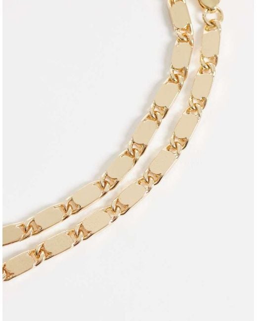 ASOS Natural Link Chain Bracelet for men