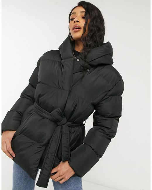 mid length puffa coat
