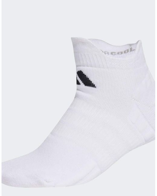 Adidas Originals White Tennis Low Cut Socks Cushioned 1 Pair Pack
