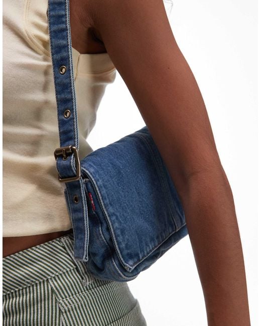 Levi's Blue Brannan Denim Shoulder Bag