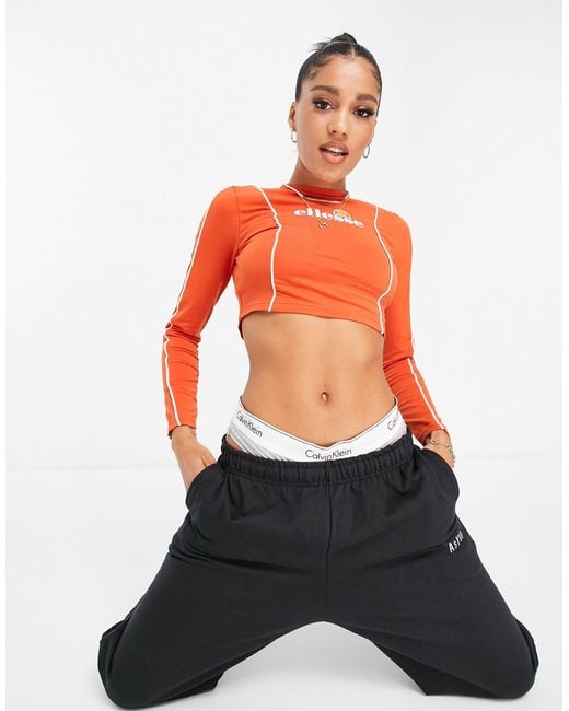 ellesse crop top