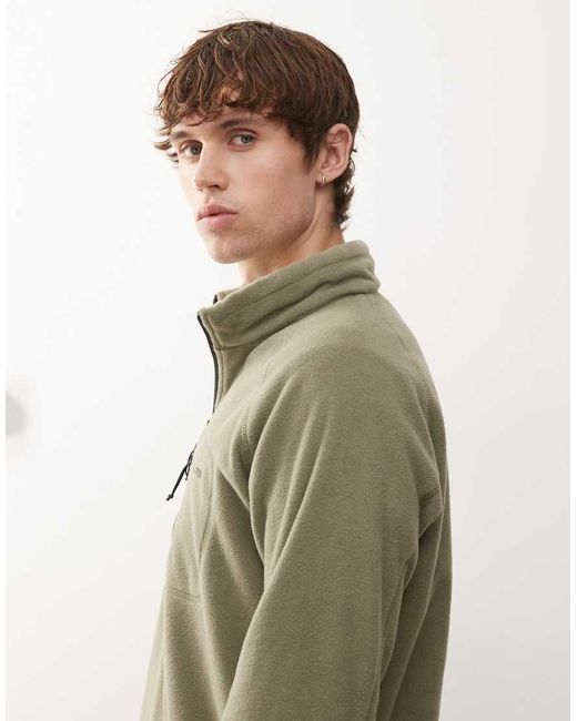 Columbia Green Fast Trek Iii Half Zip Fleece for men