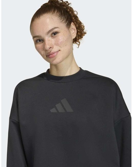 Adidas Originals Black Adidas Z.N.E. Sweatshirt