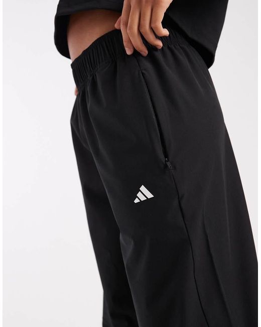 Adidas Originals Black Adidas Sportswear Workout Essentials Woven Training Pants