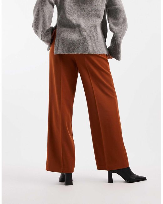 Pantalon ample - rouille New Look en coloris Brown