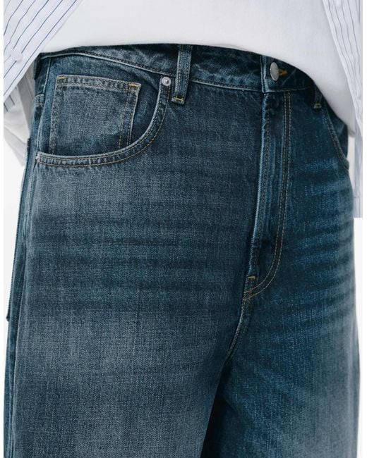 Pull&Bear – superweite jeans in Blue für Herren