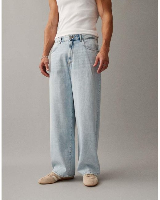 Only & Sons Blue Carl Super baggy Jean for men