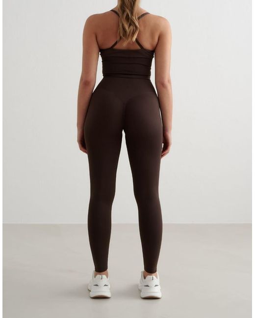 Aim'n Brown Chocolate Shape Seamless Tights