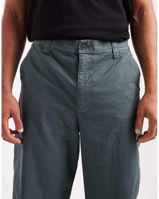 Pantaloni Dritti Ampi di ASOS in Gray da Uomo